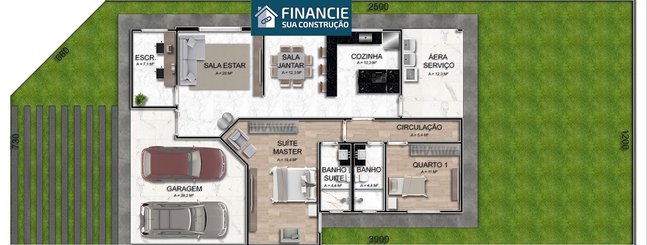 Planta Projeto Londres